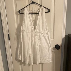 Babydoll Poplin mini dress